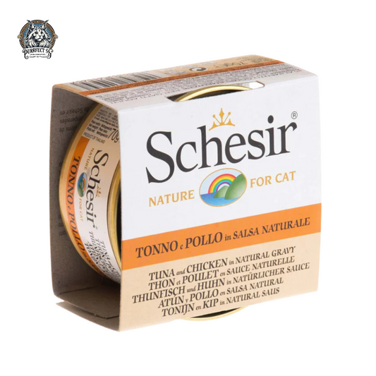 SCHESIR NATURE GRAIN-FREE IN NATURAL GRAVY FOR CAT 70g