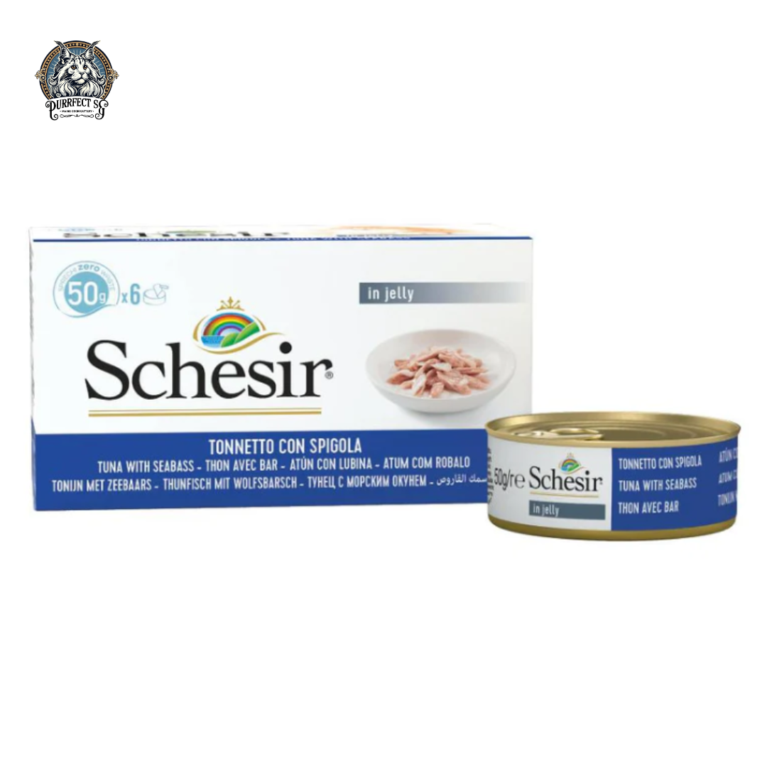 SCHESIR NATURE IN COOKING WATER / JELLY (CARTON OF 6 TINS) 50g