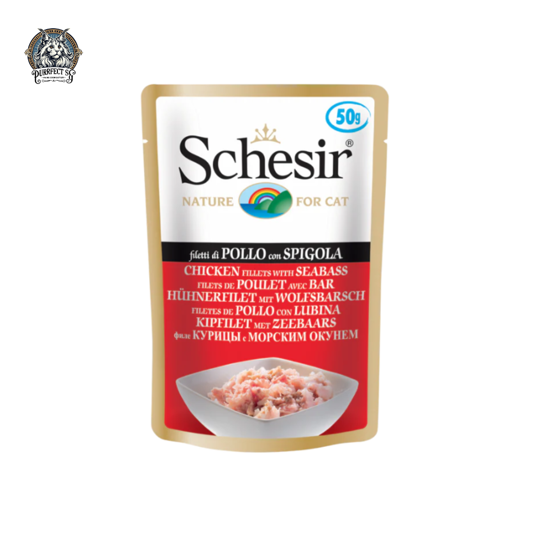 SCHESIR NATURE POUCHES FOR CATS 50g