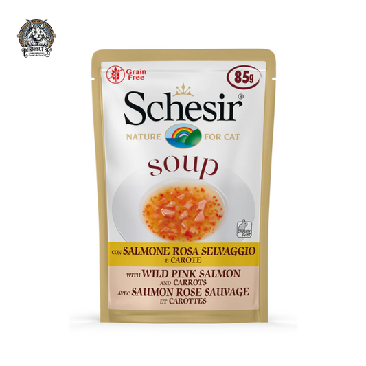 SCHESIR NATURE SOUP IN POUCHES FOR CATS 85g