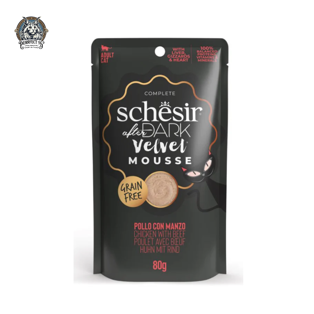 SCHESIR AFTER DARK VELVET MOUSSE POUCH 80g