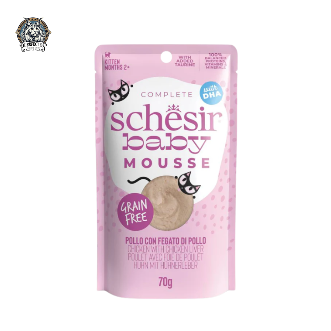 SCHESIR CAT BABY MOUSSE POUCH 70g