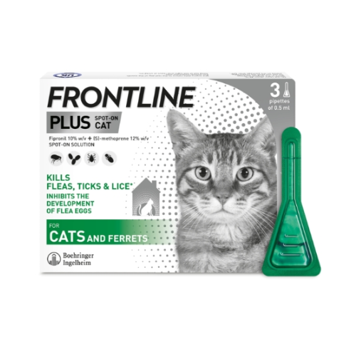 FIPRONIL + S-METHOPRENE FRONTLINE PLUS FOR CAT