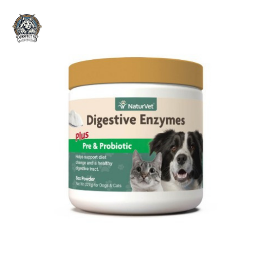 NATURVET DIGESTIVE ENZYMES PLUS PROBIOTICS 228g