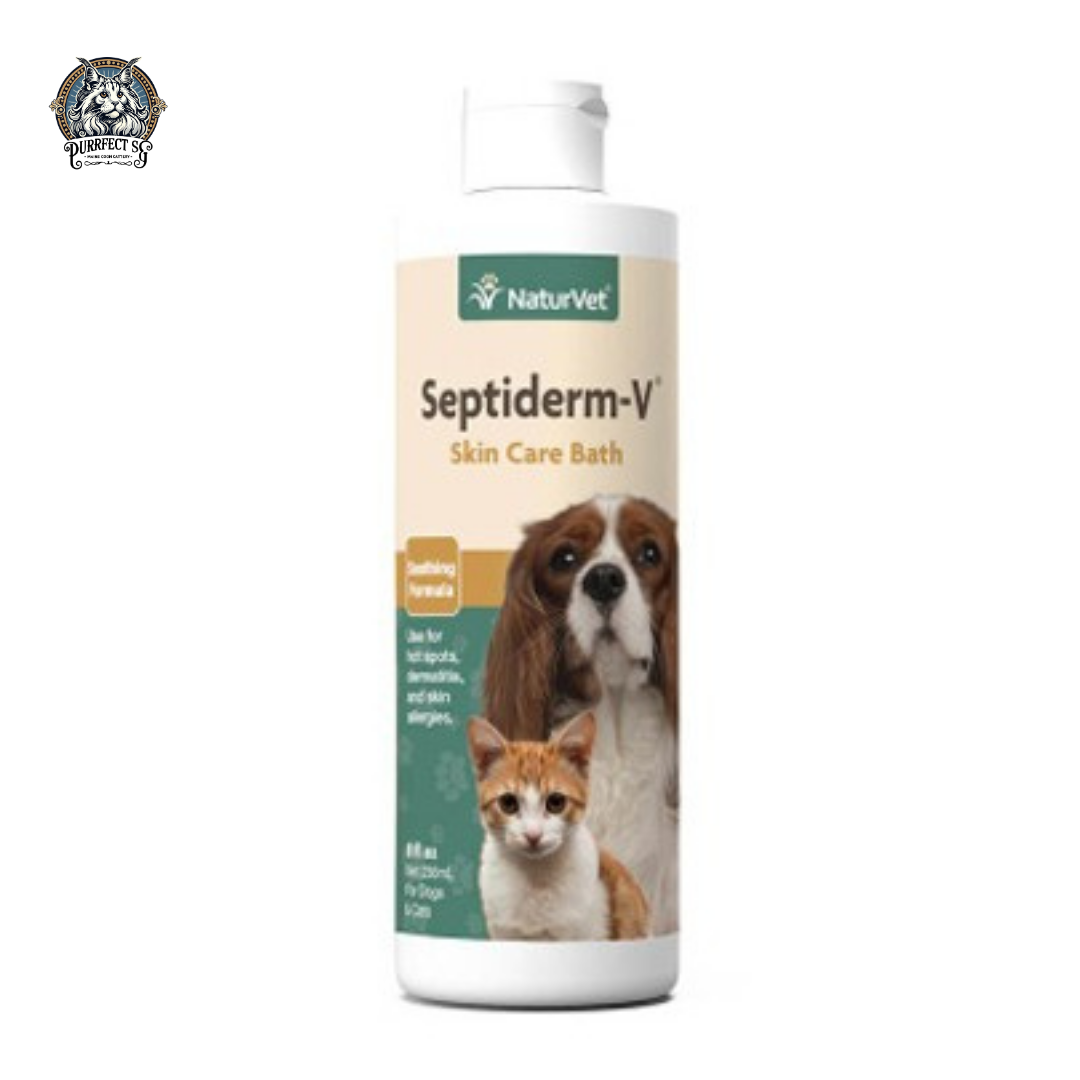 NATURVET SEPTIDERM-V SKIN CARE BATH 8oz