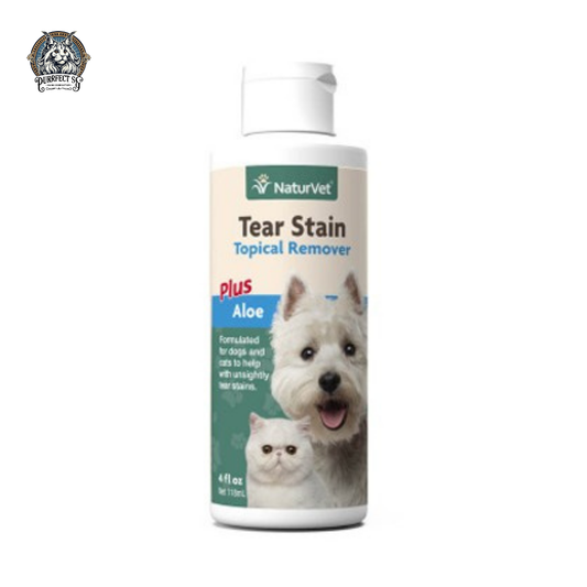 NATURVET TEAR STAIN TOPICAL REMOVER PLUS ALOE 4oz