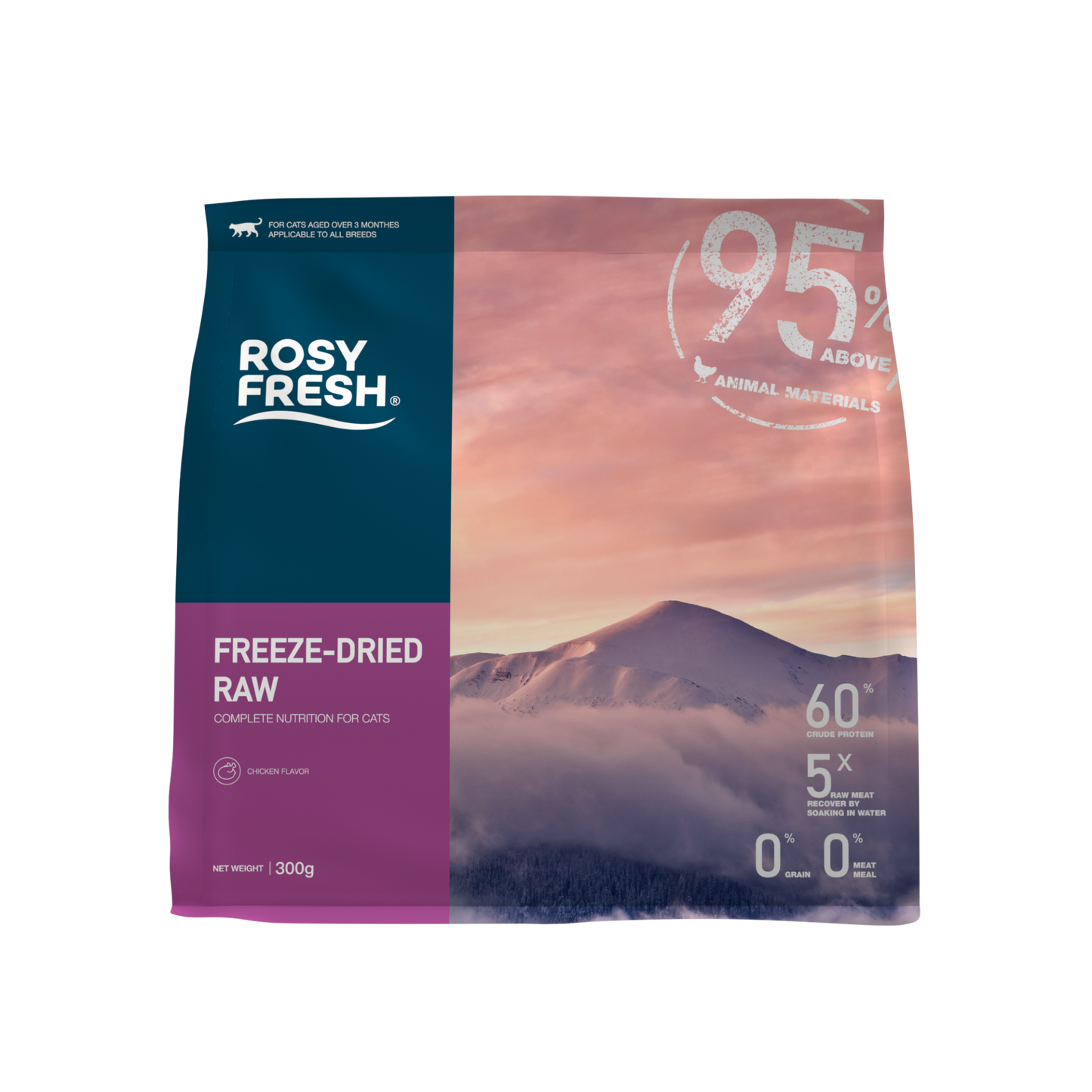 ROSY FRESH - FREEZE DRIED TOPPER 300G