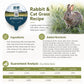 ROSY FRESH - RABBIT CAT GRASS COMPLETE NUTRITION BOX OF 6x100G